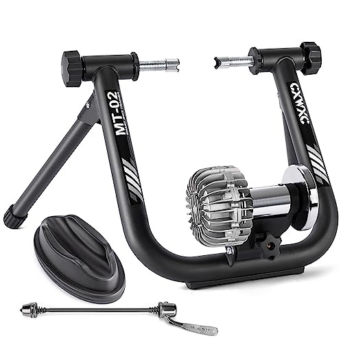Smart Bike Trainer - Fluid Bike Trainer Stand for 26-29” or 700c Wheel - Noise Reduction Bicycle Stationary Stand Compatible with Zwift App