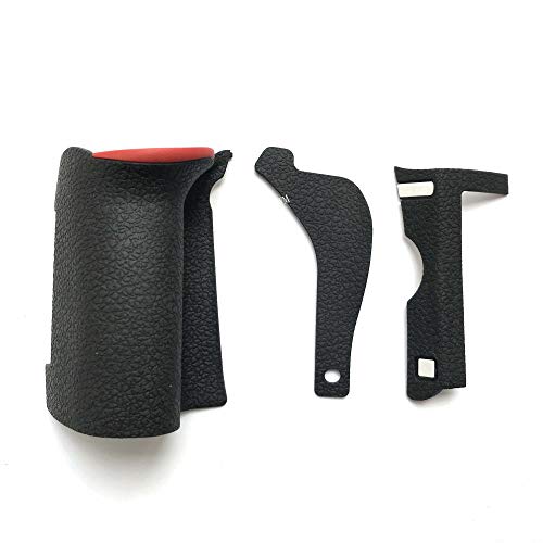 Body Rubber 3 pcs Grip, Thumb, Front Rubber Camera Replacement Unit Repair Parts for Nikon D750 (1Set)