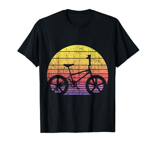 Old School 80's Rad BMX Freestyle Race Bike Rider T-Shirt