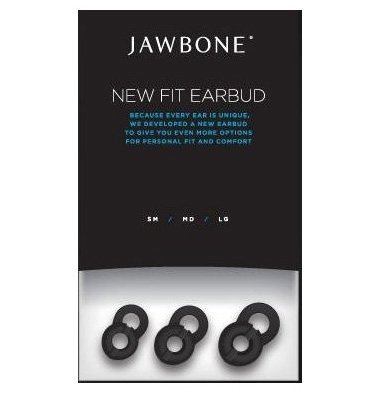 Aliph 3 Pack Jawbone Ergonomic Design New Fit Earbud Earbuds Eargel Eargels for Jawbone ICON (Thinker Black, Thinker Silver, Ace, Hero, Rouge, Catch, Bombshell) Prime and JAWBONE 2 Series.