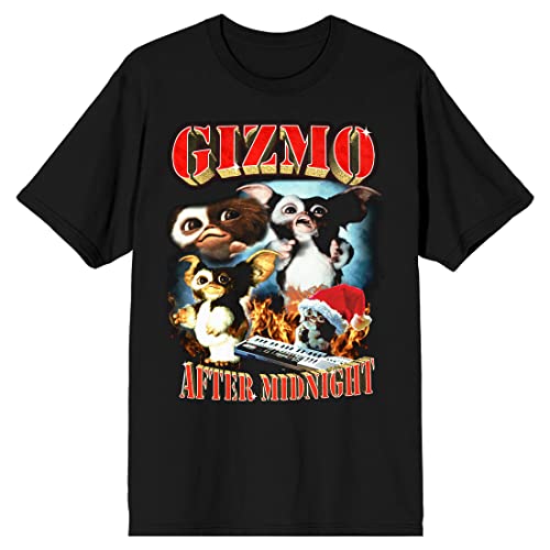 Bioworld Gremlins Gizmo After Midnight Men’s Black T-Shirt-XL