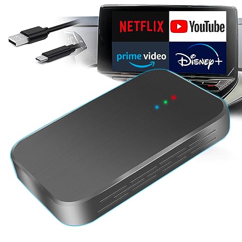 Magic Box 2.0 Pro, The Magic Box CarPlay Streaming with NetfIix/YouTube/Prime Video/Miracast, HDMI Stream to Car & TV, Wireless Carplay & Android Auto Adapter for Car with OEM Wired CarPlay +1