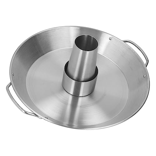 Turkey Rosting Pan, Beer Can Chicken Roaster Rack Reusable 430 Stainless Steel BBQ Roasting Pan For Home