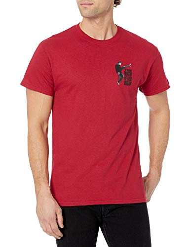 Liquid Blue Men's Monty Python Ministry Of Silly Walks T-Shirt, Red, Large