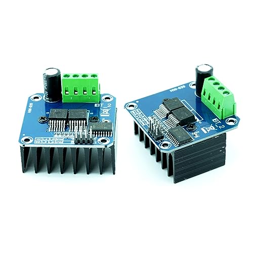 WWZMDiB 2Pcs BTS7960 43A High Power Motor Driver Module Smart Car Driver Module for Arduino Current Limit