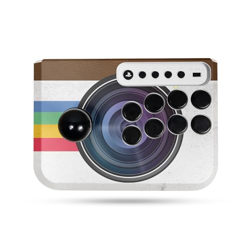 Gaming Skin Compatible with Hori Fighting Stick Mini (PS5, PS4, PC) - Vintage Polaroid - Premium 3M Vinyl Protective Wrap Decal Cover - Easy to Apply | Crafted in The USA by MightySkins