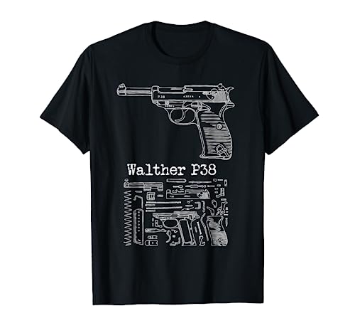 Antique Vintage WWII Walther P38 for Gun Collector T-Shirt