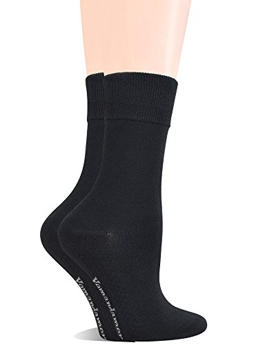 Yomandamor 5 Pairs Womens Massaging Dress Socks with Seamless Toe