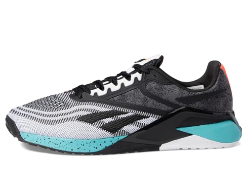 Reebok Men's Nano X2 Cross Trainer, Black/White/Pure Grey, 9