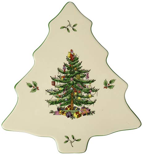 Spode Christmas Tree Trivet | 8 Inch Trivet for Hot Dishes and Pans | Perfect Christmas Serveware and Home Décor | Made from Porcelain | Dishwasher Safe