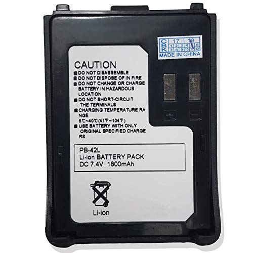 Best Compu CBK  New Battery for Kenwood PB42 PB-42Li THF6 THF6A TH-F6 TH-F6A TH-F6E PB-42L TH-F7 TH-F7A TH-F7E TH-FTE