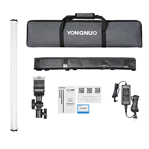 Yongnuo YN100SOFT LED Ice Light, Handheld Wand Light, 39.4' LED Tube Light, RGB Full Color 2000K-10000K, APP Remote Control for Studio, 31 Scene Effects Stick Light for Video and Photography