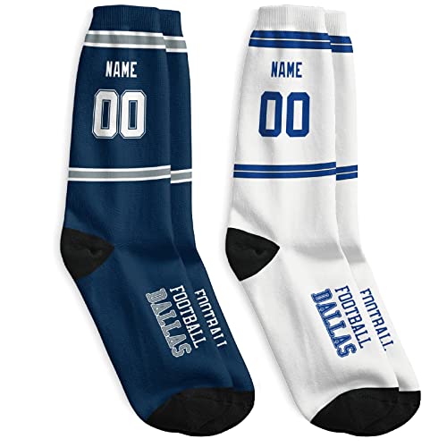 ANTKING Socks Dallas Custom Any Name and Number For Men Women Gift
