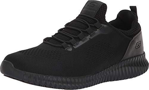 Skechers Men's Cessnock Food Service Shoe, Black, 10.5