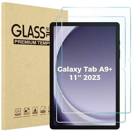 ProCase 2 Pack Screen Protector for Galaxy Tab A9 Plus 11 Inch 2023, HD Tempered Glass 9H Film Guard for 11' Tab A9+ 5G Tablet (SM-X210/X216/X218)