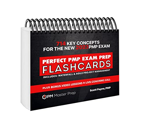 PMP Exam Flashcards (PMBOK Guide, 7th Edition): Including FREE eCourse and Live Training with PMP Master, Scott Payne