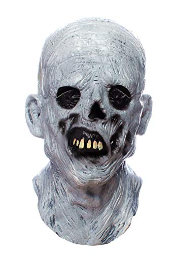 RAPGET Horror Mask Zombie Mask Creepy Mask Old Man Mask Halloween Novelty Costume Party Latex Full Head Mask