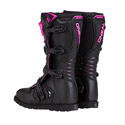 O'Neal - 0325-702 Girls New Logo Rider Boot (Black/Pink, Size 2)