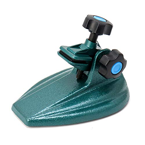 QWORK Micrometer Stand for Micrometers up to 4' - Professional Grade Cutting Tools Stand with Large Clamp Knobs