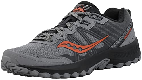Saucony Women's Excursion TR14 Grey/Orange Running Shoe 9 M US