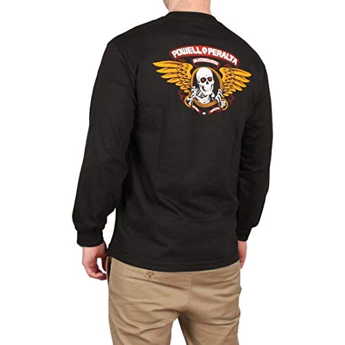 Powell Peralta Winged Ripper Longsleeve T-Shirt, Black, Medium