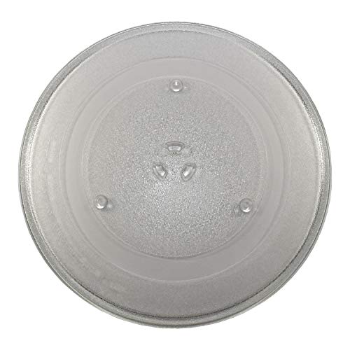 HQRP 14-1/8 inch Glass Turntable Tray Compatible with Maytag Amana DE74-20002 AMC2206 AMC5143 AMC6138 AMV5206 JMV8186 JMW8330 JMW9330 MMV4205 UMC5200 UMV2186 Microwave Oven Cooking Plate 360mm