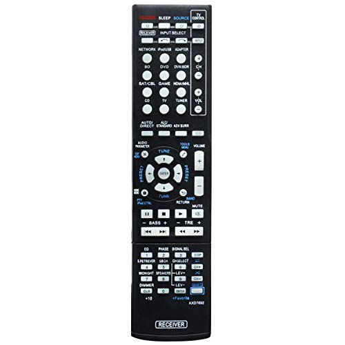 New AXD7692 Replacement Remote Control fit for Pioneer AV Receiver VSX-43 VSX-823 VSX-528 VSX-828 VSX-1023 VSX-528-K VSX-528-S VSX-828-K VSX-828-S