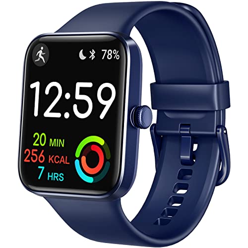 aeac Smart Watch for Women Men,1.69' Touch Screen Fitness Tracker for iPhone Android Phone IP68 Waterproof,Fitness Watch with Step Calorie Counter Sleep Monitoring Pedometer Watches