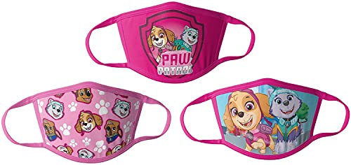 Handcraft Paw Patrol Girls Kids Cloth Face Masks Pack of 3 Multipack Washable Reusable Non-Medical