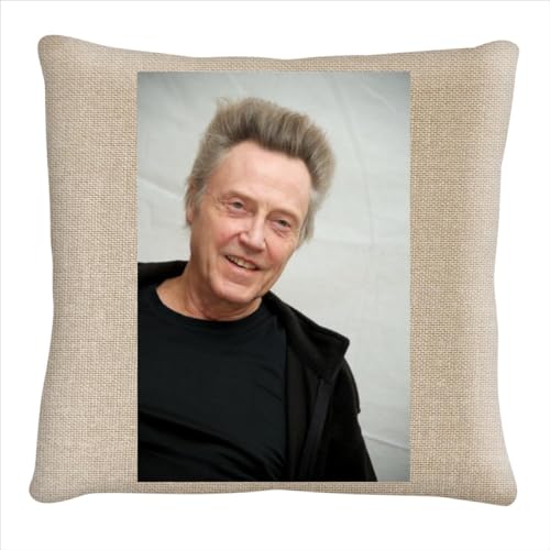 The Geary Stop Christopher Walken - Pillow Cover Case GSTP #G558141, 18X18, Oatmeal