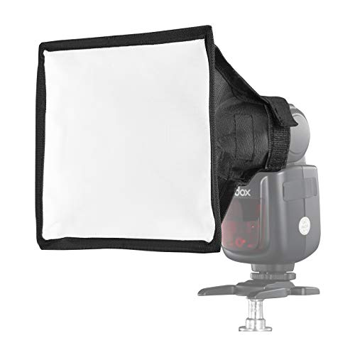 SUPON 15cm x 17cm/ 6' x 7' Universal Collapsible Mini Flash Diffuser Studio Softbox Compatible for Canon, Nikon,Sony, Pentax, Olympus, Panasonic Lumix,Neewer,Godox,Youngnuo Flash etc