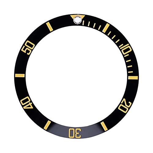 Brrnoo Watch Insert Loop, 4 Colors New Ceramic Watch Wristwatch Bezel Insert Loop Replacement Parts, New Lightweight Replace The Watch Dial Ring(04)