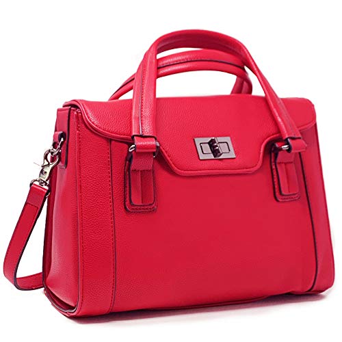 Camera Bags for Women, Multi-Functional Leather Top-Handle Ladies Handbags and Purses with Removable Padded Case