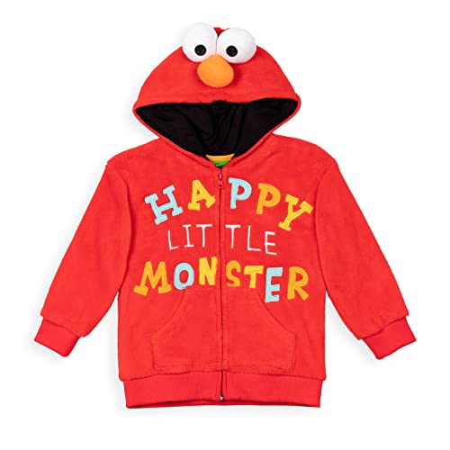 Sesame Street Elmo Toddler Boys Zip Up Hoodie 3T