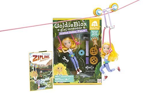 Goldie Blox Action Figure w/ Zipline by (2013-09-01)