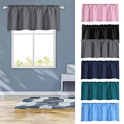 Blackout Curtain Valances for Kitchen Windows Bathroom Living Room Bedroom Privacy Decorative Rod Pocket Short Window Valance Curtains Warehouse Clearance My Orders Placed Recently by Me Your Orders