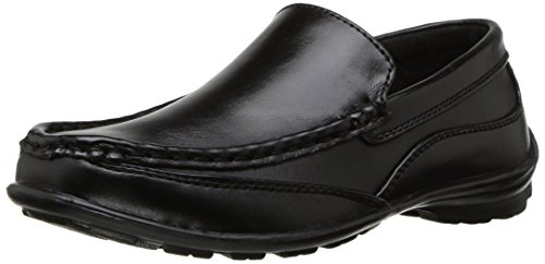 Deer Stags Boys' Booster Driving Moc Slip-On/Black /6.5 Big Kid/Medium