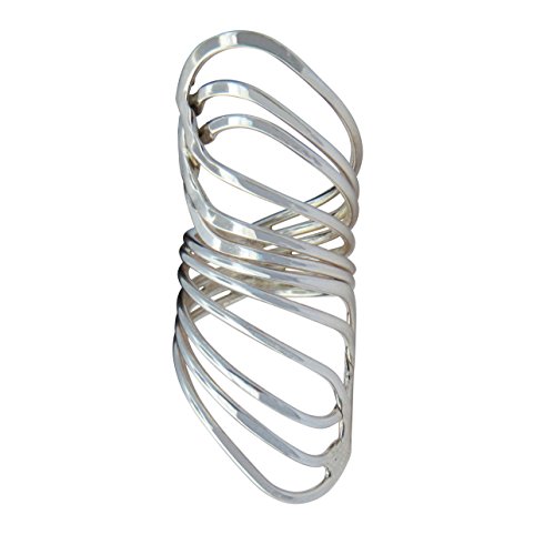 925 Sterling Silver Adjustable Ring Elegant Gift Handmade Anillo Ajustable de Plata