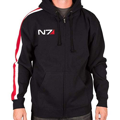 N7 Effect 3 Video Game Hoodie - N7 Street Fighter Fleece Hoodie - N7 Jacket