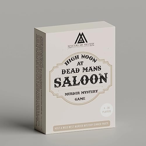 Replay-able Cowboy Wild West Murder Mystery Dinner Party Game for Up to 20 Adults - Host Your Own Dinner Party Game Night - Cowboy & Wild West Theme - Cowboy Fancy Dress Dinner Party