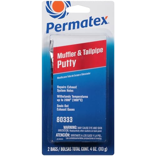 Permatex 80333 Muffler and Tailpipe Putty, 4 oz.