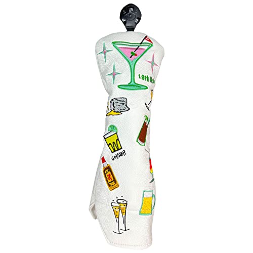 Giggle Golf Hybrid/Utility Head Cover | Head Covers for Women & Men (19th Hole)