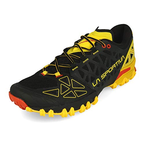 La Sportiva Bushido II Trail Running Shoes 9 D(M) US Black Yellow