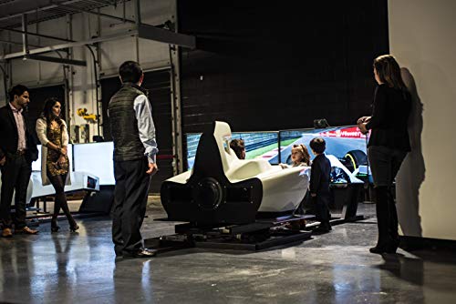 GTR Simulator GTA Black Large Triple Monitor Stand Fits up to 39' Triple Setup