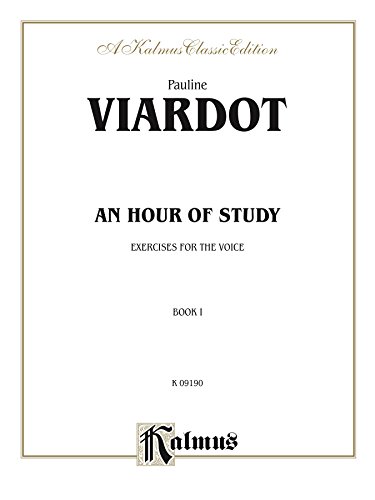 An Hour of Study, Book I: Exercises for the Voice (Kalmus Edition)