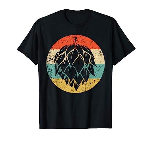 Hops Retro Style Craft Beer T-Shirt