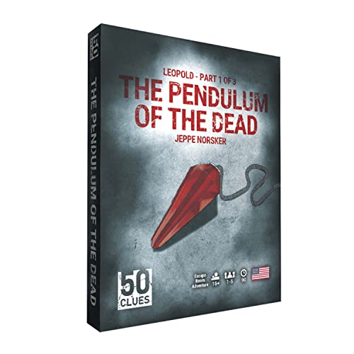 COILEDSPRING 50 Clues | 50 Clues - Part 1: The Pendulm of The Dead | Puzzle Escape Game | Ages 16+ | 1-5 Players | 90 Minutes Playing Time