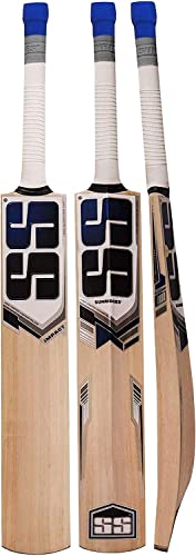 Sareen Sports Super Power Kashmir Willow Leather Ball Cricket Bat (Color May Vary) (Impact)