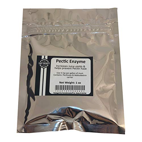 Tapcraft - Pectic Enzyme 1oz - Used for Wine Making - Used for Making Cider