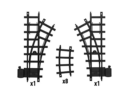 Lionel Ready-to-Play 10-Piece Inner Loop Black Plastic Track Pack